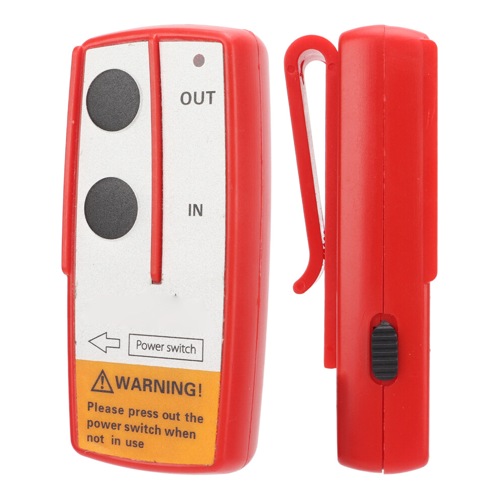 Electric Winch Remote Control With 434Mhz Receiver For Atv - Red 7671382219118
