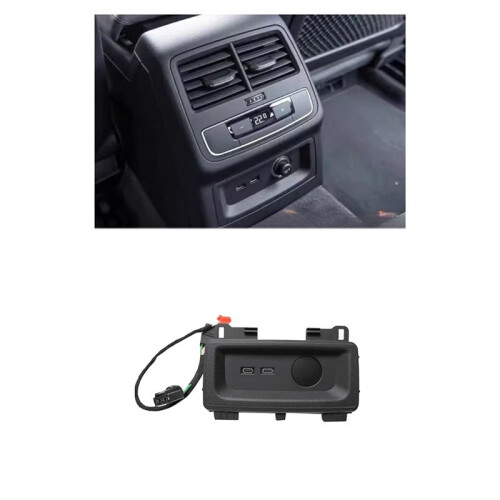 Para  A4 A4L A5 A7 C8 B9 Carregamento USB Traseiro Tipo-C 2