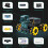 Raspbot V2 AI Vision Robot Car Kit with Camera Mecanum Wheel Toy Educational DIY Python Programming for Raspberry Pi 5 4