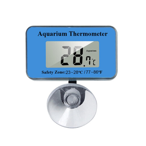 Digital Aquarium Thermometer with Easy Read Display and Suction Cup for Precise Water Temperature 2