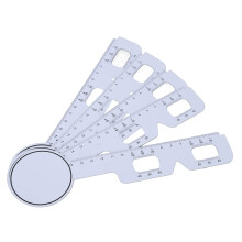 5pcs Ophthalmic Eye Measurement Tools Smoothing Edges Prevent Slip Handle