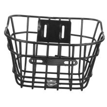 Bike Front Basket with Large Capacity, Durable Iron Construction, Easy Handlebar Install for Shopping