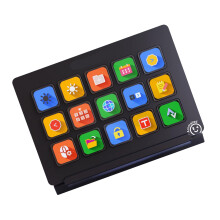 Live Stream Controller with 15 Programmable Buttons for MultiApp Content Creation