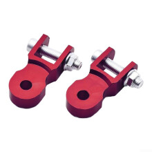 Aluminum Alloy Scooter Shock Absorber with Height Boost and WearResistant Red Anodized Finish