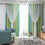 2pc Gradient Star Pattern Double Layer Blackout Curtain 100*130cm to 134*270cm 7