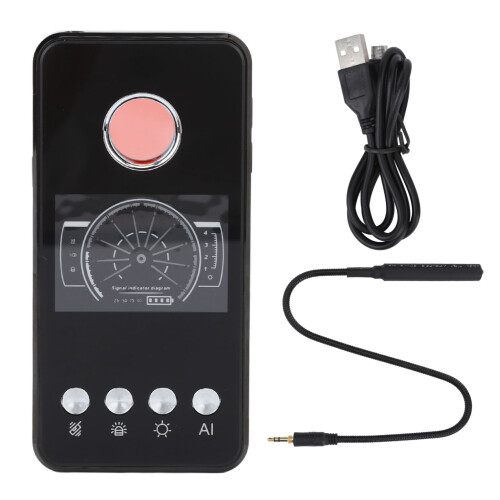 High Sensitivity Bug Detector T2, Metal, Black, 2.4/1.2G, 15 1