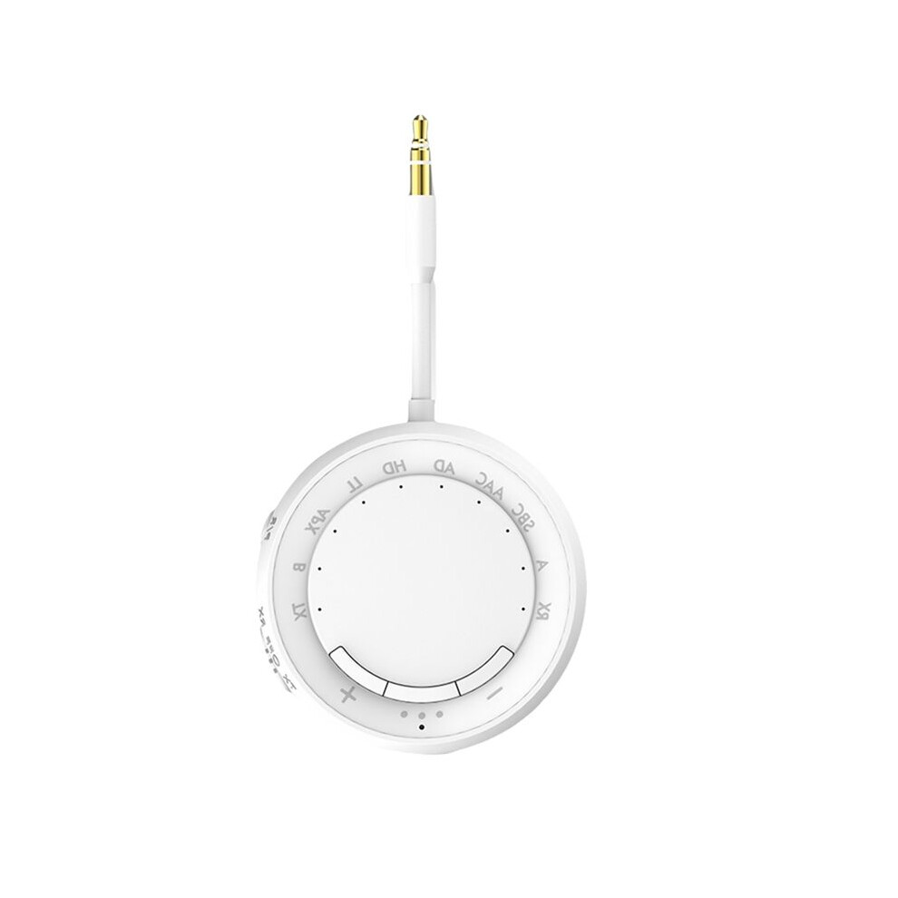 5.4 Transmitter Receiver For 2 Headphones Low Latency/Hd Aux Wireless Audio Airplane Adapter White 4714199105526