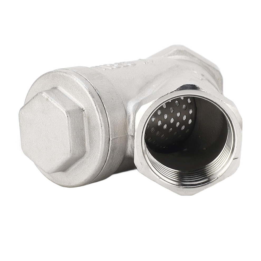2 In 1 Strainer Y Type Strainer 1 Inch Dn25 Female Thread Mesh Filter Pipe For Water Oil Gas 9199774021647