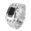 Waterproof LED Electronic Watch Silver S: Binary Display Arc Design 1