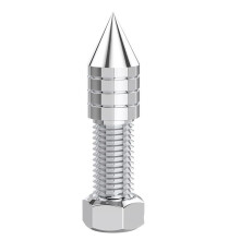 1 Pcs Stainless Steel Speaker Spikes Hifi Audio AMP Subwoofer Isolation Stand Foot Cone Adjustable Height M8
