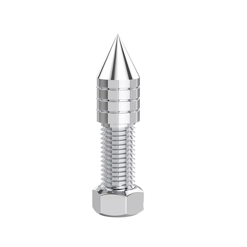 1 Pcs Stainless Steel Speaker Spikes Hifi Audio Amp Subwoofer Isolation Stand Foot Cone Adjustable Height M8 6033973803679