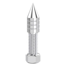 1 Pcs Stainless Steel Speaker Spikes Hifi Audio AMP Subwoofer Isolation Stand Foot Cone Adjustable Height M6