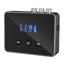 Nieuwe  RCA-Ontvanger 5.3 AptX HD 3,5 mm Jack Aux Draadloze Adapter Muziek voor Tv Auto 2RCA Audio-Ontvangeradapter