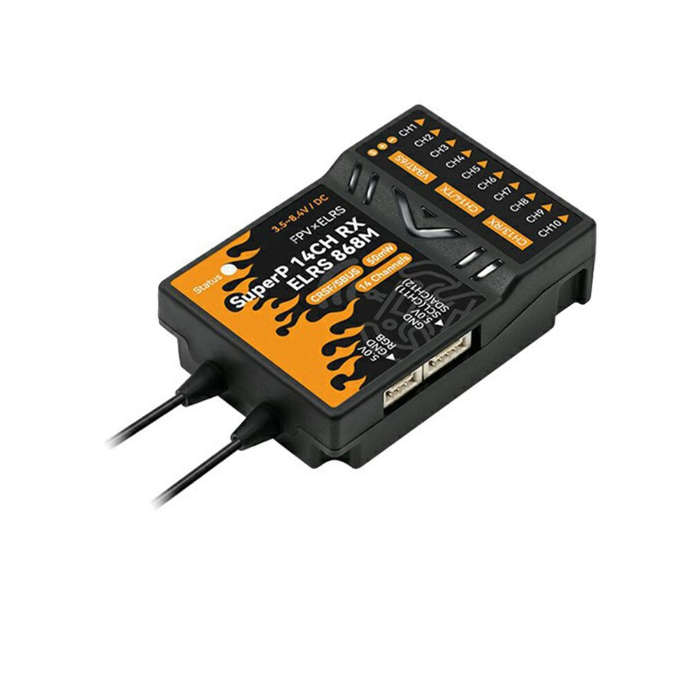 For Betafpv Superp Diversity Receiver Elrs 868Mhz Rx 14Ch With 2 Antenna Dual Reception For Rc Fpv Airplane Boats Drones 6031841353974