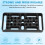Quick Release Plate Multi-Function Expanding Cold Shoe Cheese Plate Double Hole Tube Clamp Tripod Adapter Plate 5