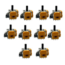 10 Pièces 4ème Génération Joystick Électromagnétique Hall pour PS5 Console de Jeu Joystick Réglable de Haute Précision pour Joystick GINFULL