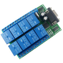 12V 8 CH RS232 Reläkort PC USB UART DB9 Fjärrkontrollbrytare för PLC  Home Garageport Billarm Gårdsmotor
