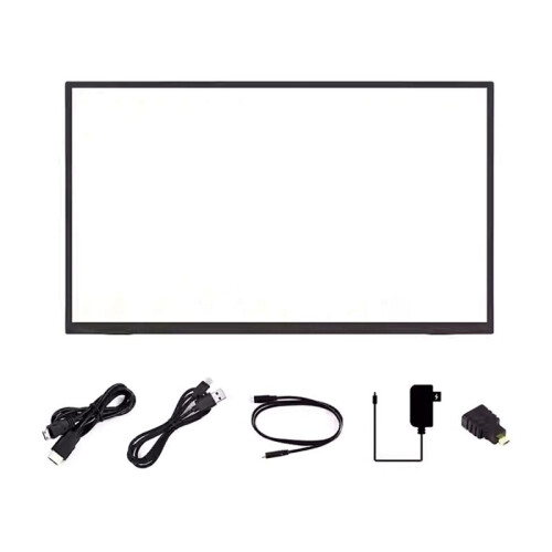 18,5 Inch Touchscreen LCD Draagbaar Type-C/MiniHDMI-Compatibel Interface IPS-Scherm voor Raspberry Pi 5, Mobiele Telefoon EU