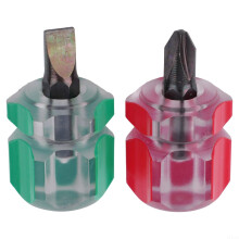 2pcs Precision Screwdriver Set Flat and Phillips Heads AntiSlip Grip for Narrow Space Repairs