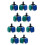 10 Pezzi TMR Joystick Elettromagnetico per PS4 Gamepad Aggiornamento TMR Joystick 3D Analog Thumbstick Controller 1