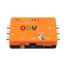 ODV-II Component/CVBS/S-Video Naar Component Converter Adapter Zonder Vertraging Inputs voor Retro Gaming Console Accessoire