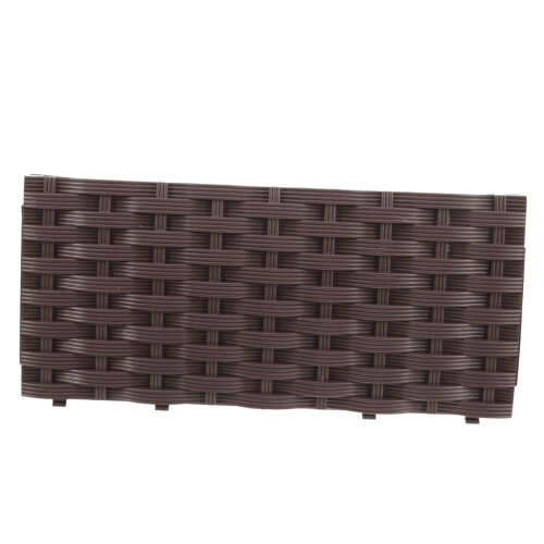 Balcony Planter Box Side Panel for Vegetables and Flowers, Durable Lightweight Plastic, Easy Install