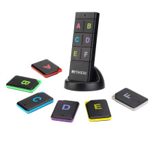 Reteess Wireless Key Finder RF Key Locator Pet Wallet Tracker Fjärrkontroll 1 RF-Sändare 6 Mottagare för Camping