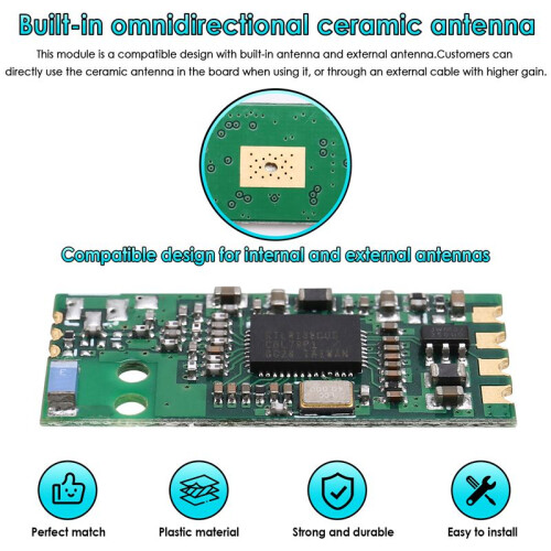 USB-WiFi-Modul RTL8188CUS Drahtloses Netzwerkkartenmodul W2 Onboard-Keramikantenne 2