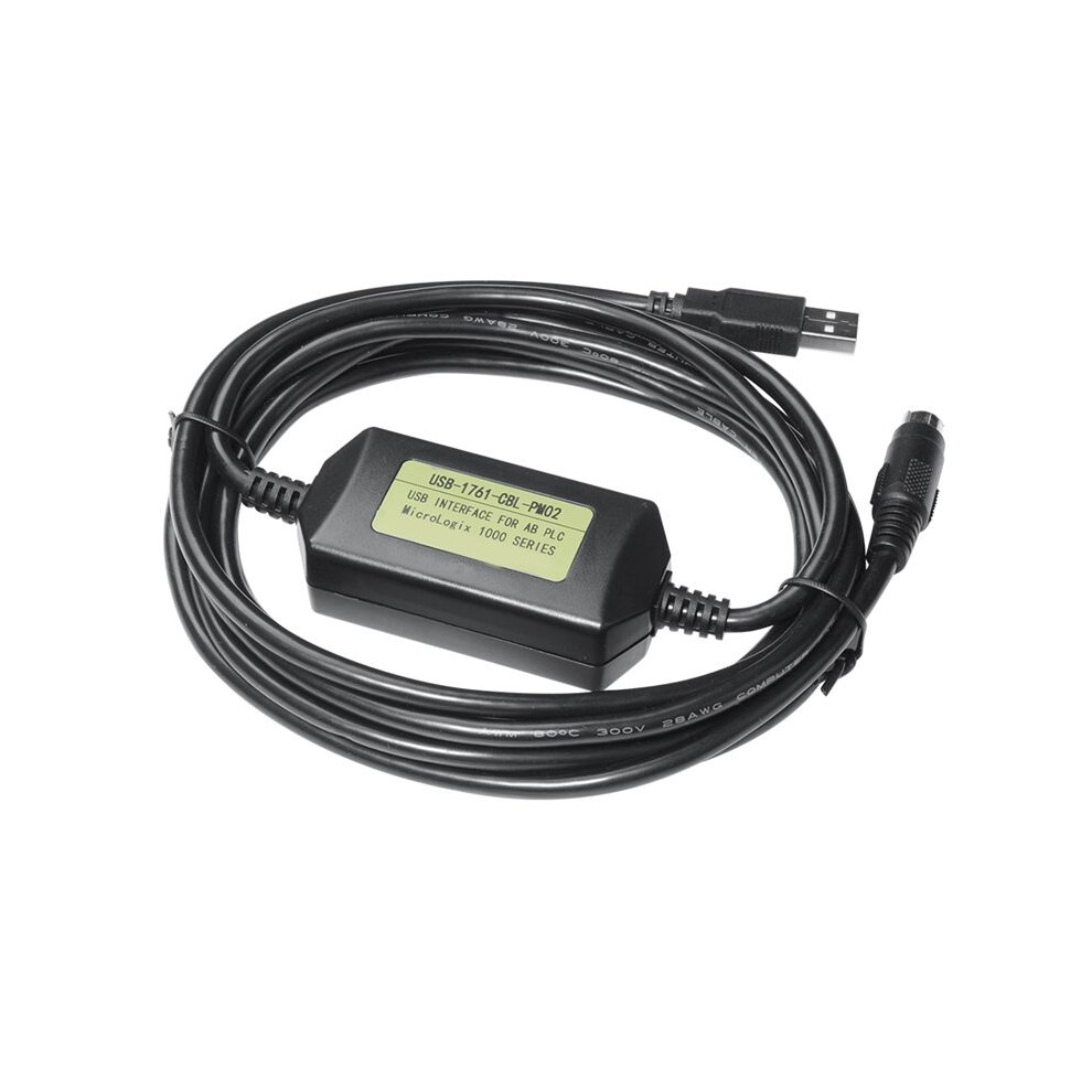 Usb-1761-Cbl-Pm02 For Allen Bradley-Micrologix 1000/1200/1400/1500 Series Plc Programming Cable 6031632567634