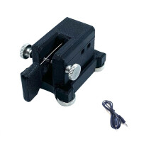 CW Morsecode Tragbares Einzelpaddel Automatischer Schlüssel Morsecode Starke Magnetische Absorption Stabile Basis