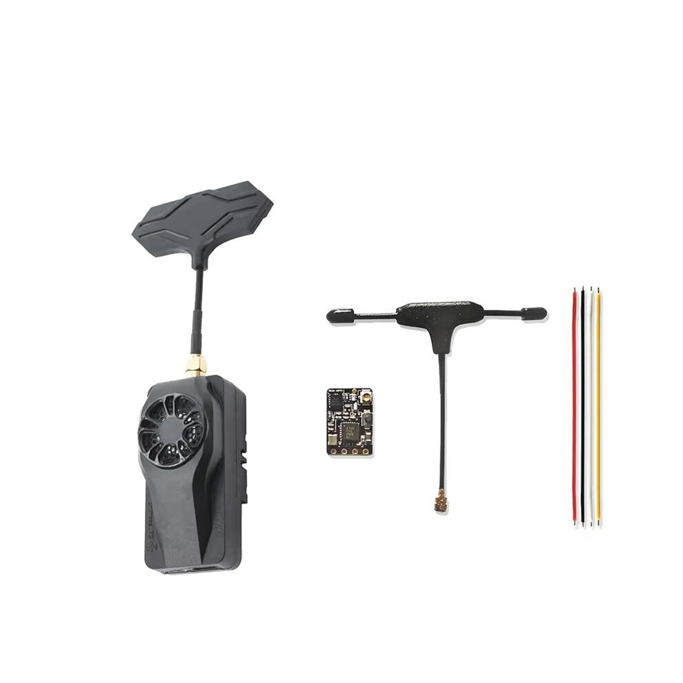 For Aeris Link Rx Tx 1W Receiver+Transmitter Kit With Cooling Fan For Rc Airplane Fpv Drone Elrs 2.4Ghz 6033025616196