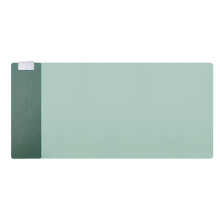 Tapis de Souris en PU de Couleur Pure, Design Fin, Chargement Rapide Sans Fil, Tapis de Bureau, Téléphones, Claviers