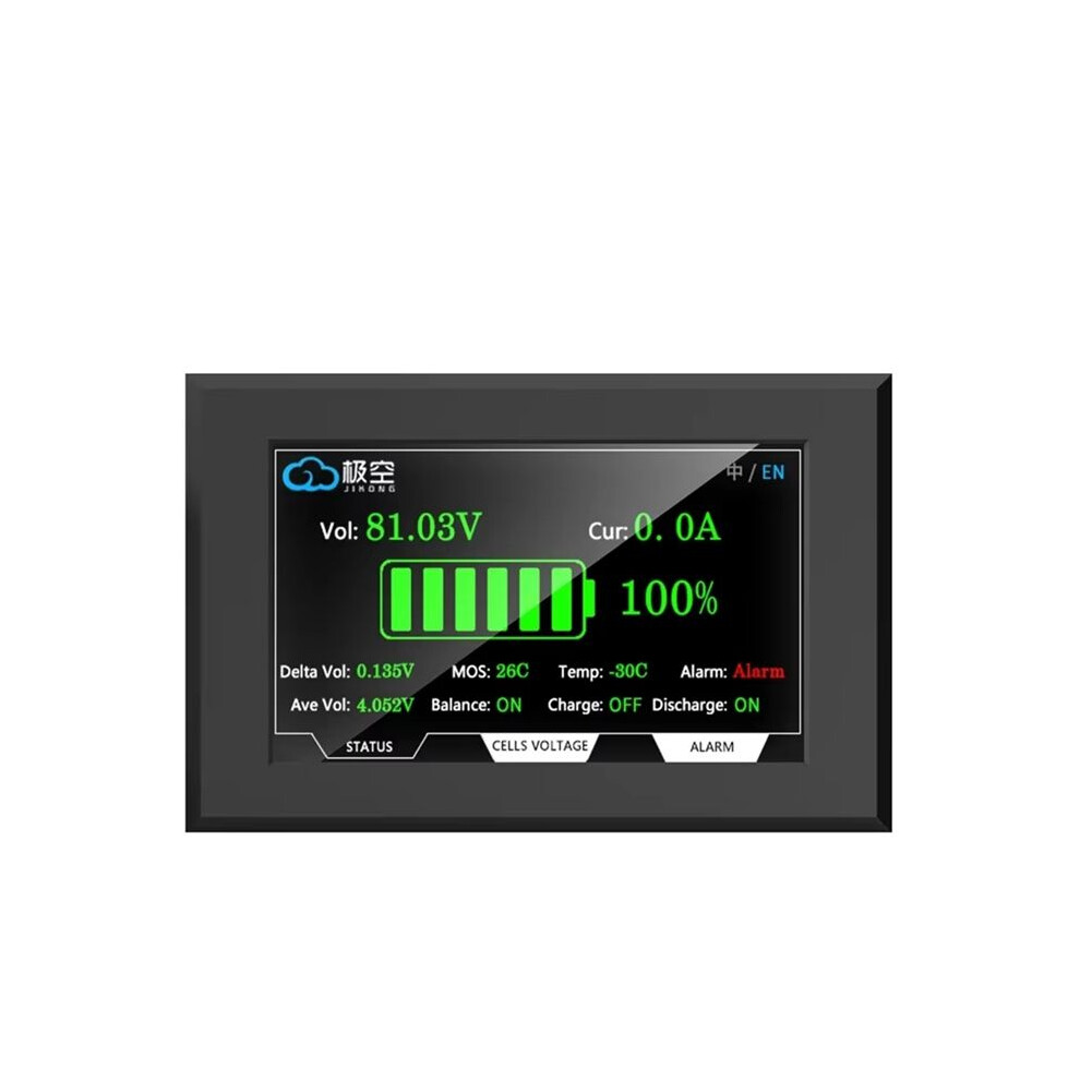 Jikong Jkbms Lithium Battery Protection Board 4.3 Inch Touch Screen Display 6031815703323