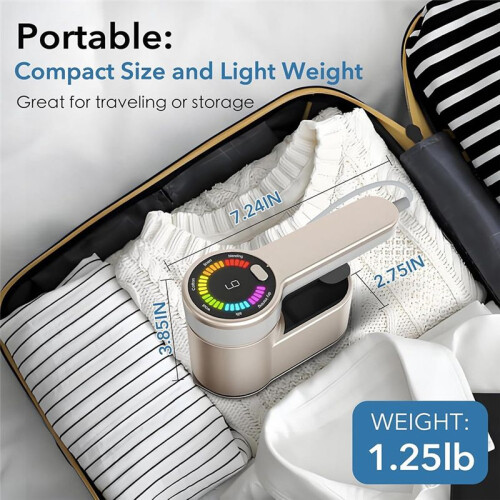 Travel Iron with Steam Function, 6  Ironing Modes, Handheld Clothes Steamer Portable Small Iron EU Plug 2