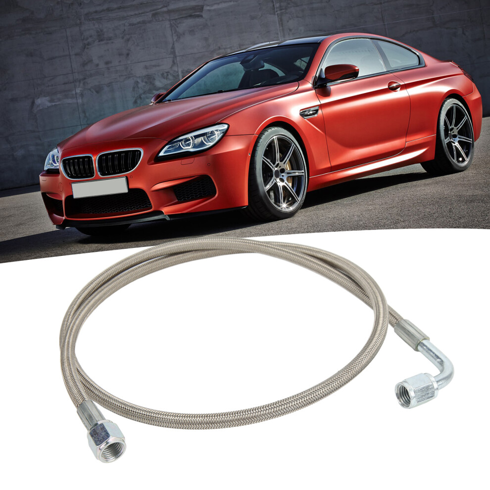 High-Strength 12" 4An Braided Oil Feed Hose For Turbocharger Systems 3791375313495