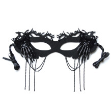 Kostümmaske für Halloween, Cosplay-Maske mit Quasten und Schmetterlingselementen im Gothic-Punk-Stil, Karnevalsmasken für Damen-Maskenbälle