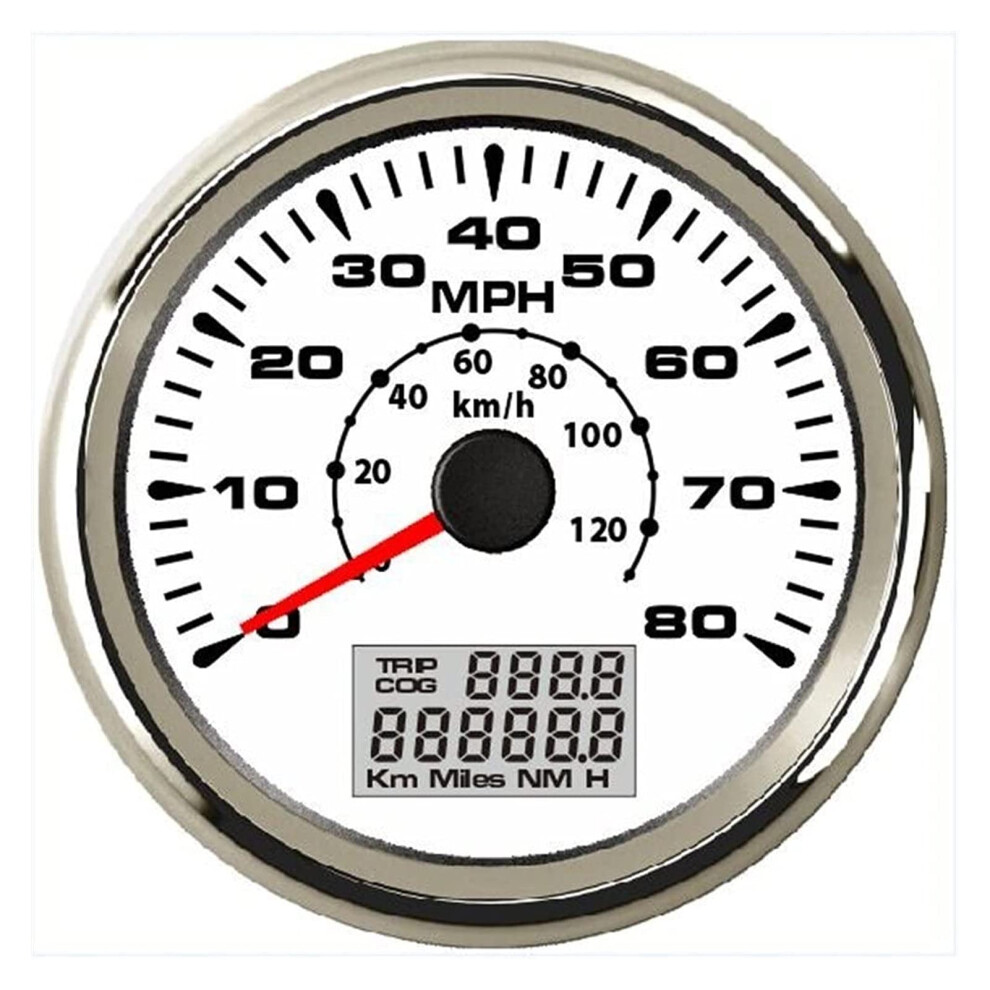 Universal Gps Speedometer Odometer 85Mm Display 12V 24V 80 Mph 120 Kmh Odo Cog Trip 9199774023184