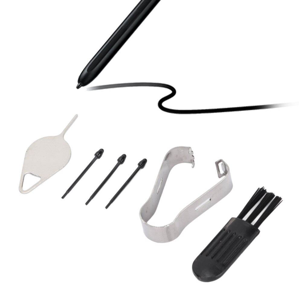 Stylus Pen Replacement Tip For Galaxy Z Fold 3 F926, Soft Rubber, Black 6901375315291
