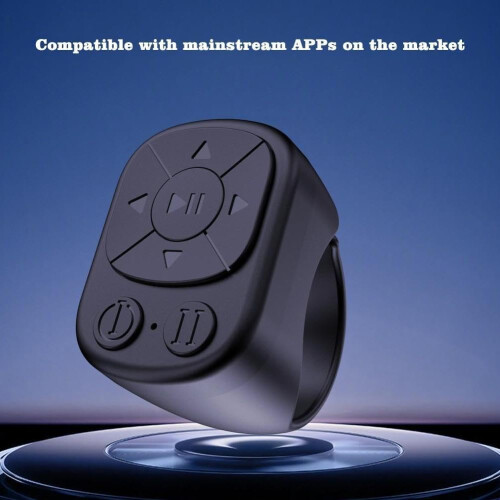 Bluetooth Remote Shutter for Smartphone and Tablet with Selfie, Video and Page Turning Functions 2