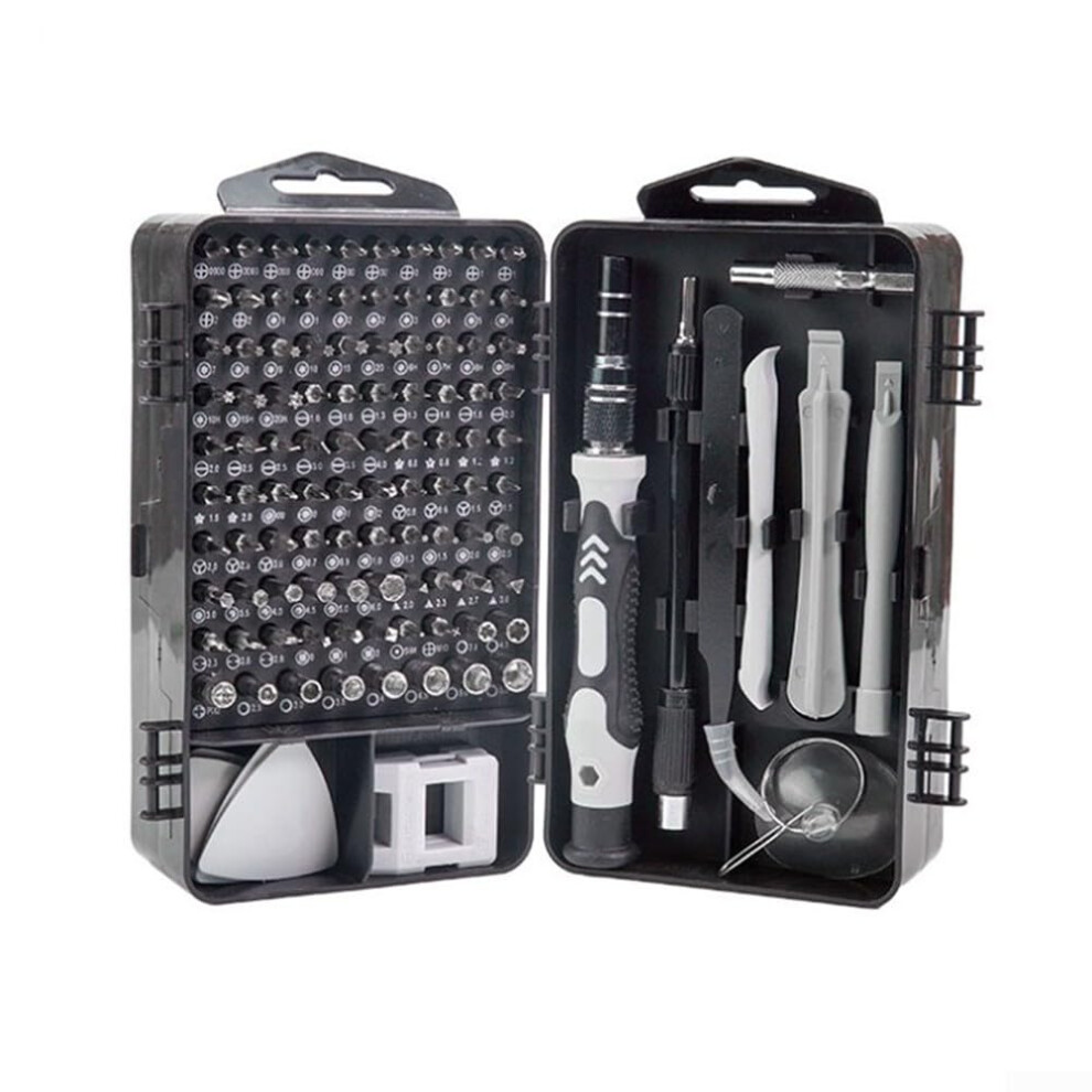 115 In 1 Precision Screwdriver Set With Telescopic Extension Pole And Flexible Shaft For Electronics 9347817457988