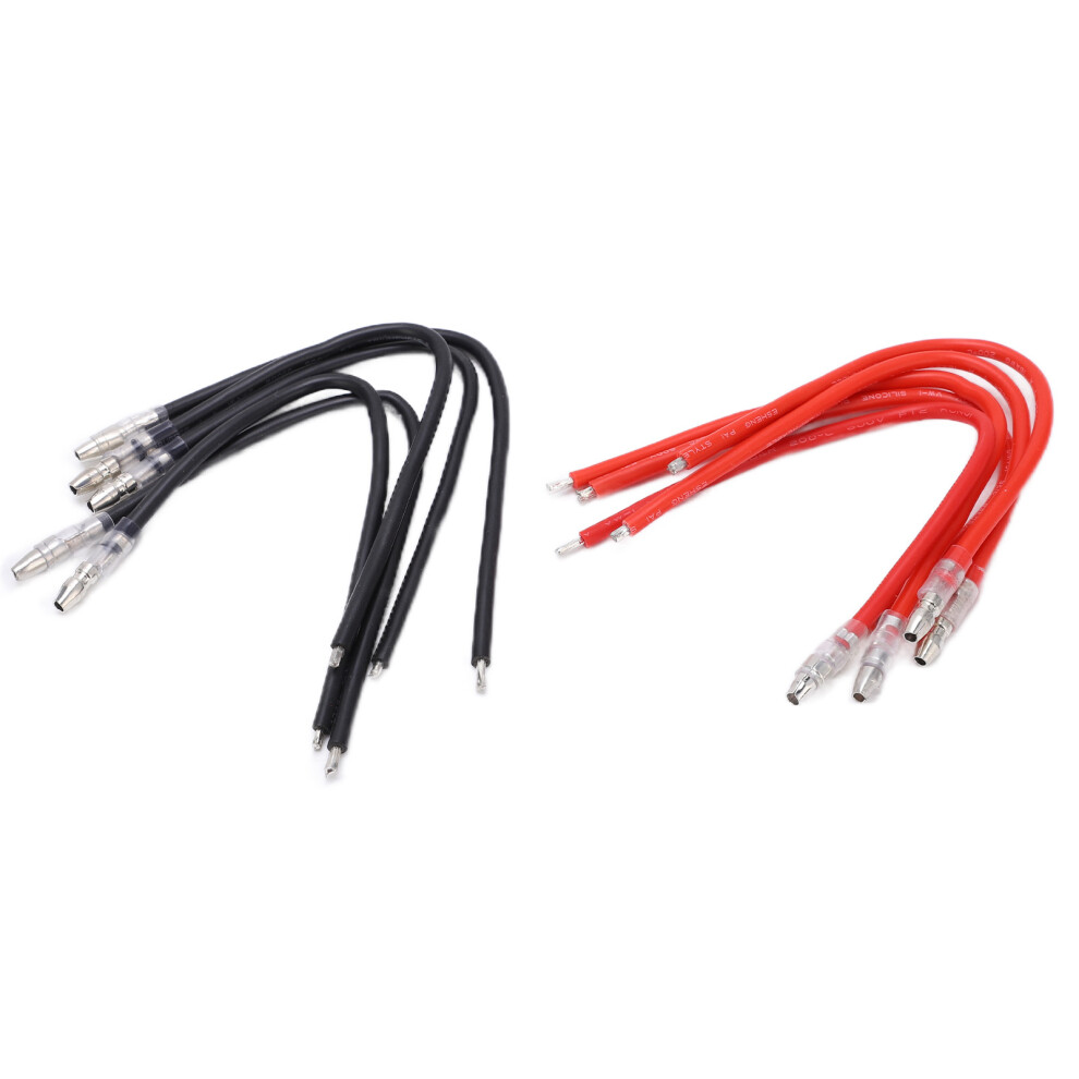 Soft 10Pcs Rc Motor Extension Cable For Brush Motor 16Awg Silicone 9391377352894
