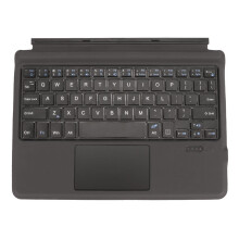 Slim Lightweight Wireless Keyboard with Builtin Trackpad, Foldable Bluetooth for Laptop and Tablet