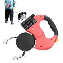 Double Dog Lead  AntiSlip Lighted MultiPurpose Pet Lead For Walking, Hiking, Travel, Outdoor Adventures, Durable WearResistant
