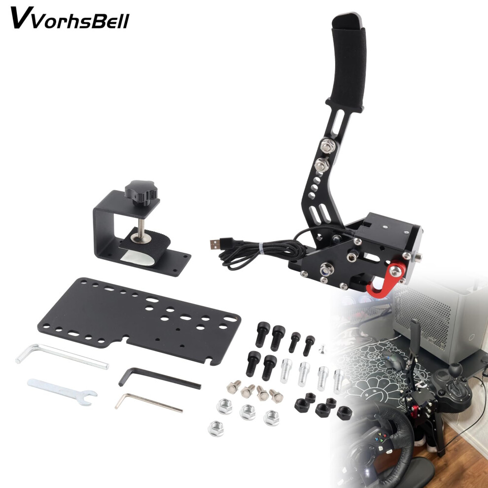 Usb Racing Simulator Handbrake 16Bit Adjustable For Pc Games Compatible With Logitech G29 G920 G923 Thrustmaster 9187378378892