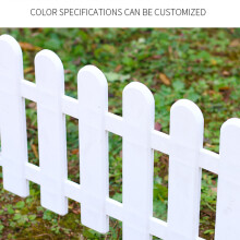 White PVC Garden Picket Fence 5020cm for Indoor & Outdoor Gardens