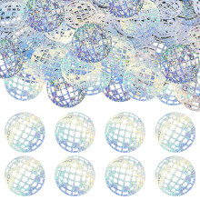 100pcs Glitter Disco Ball Party Decorations for 70s 80s Wedding Birthday Table Confetti
