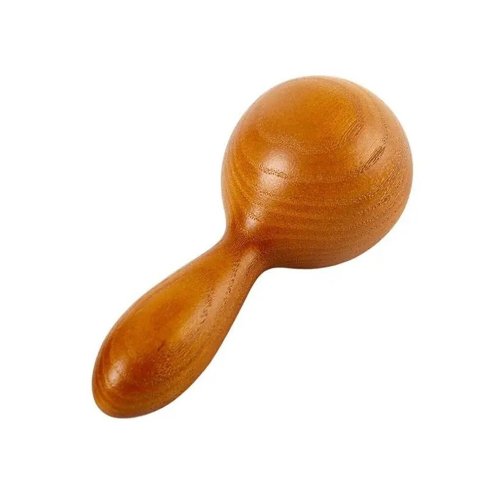 Wooden Massage Stick for Full Body Muscle Pain Relief, Ergonomic Teak Meridian Massager Tool