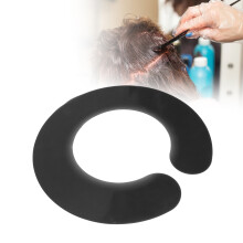 Professional Hairdressing Cape Waterproof Soft Easy Clean Black Shower Cape