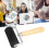 Rubber Roller Wooden Handle Printing Tool Ink Applicator Multi Craft Roller Heavy Duty Paint Spreader Stamp Medium 3