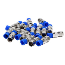 Rg6 F Type Connector Coax Coaxial Compression Fitting 20 Pack ()